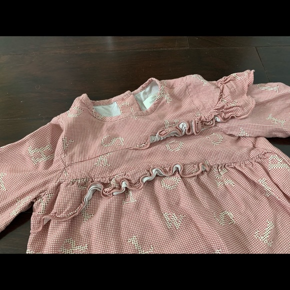 Zara ruffle letter top, size 18-24 mo - Picture 1 of 5
